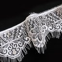 Французское кружево 7 см "Молочный" (купон 2,95 м)