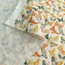 Хлопок с принтом "Бабочки"