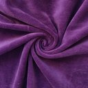 Велюр хлопковый "Темный фиолетовый"