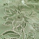 Лён с вышивкой "Фисташковый"