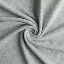 Велюр хлопковый "Серый меланж"