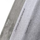 Велюр хлопковый "Серый меланж"