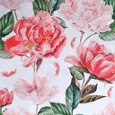 Сатин мерсеризованный принт "Пионы"