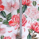 Сатин мерсеризованный принт "Пионы"