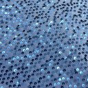 Бархат гладкий "Синий иней" с пайетками