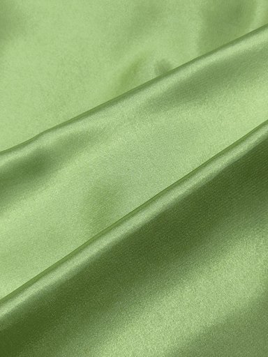 Креп сатин "Весенне- зелёный"