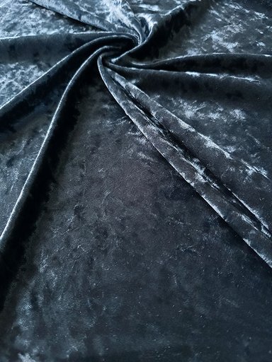 Бархат крэш "Сине- серый"