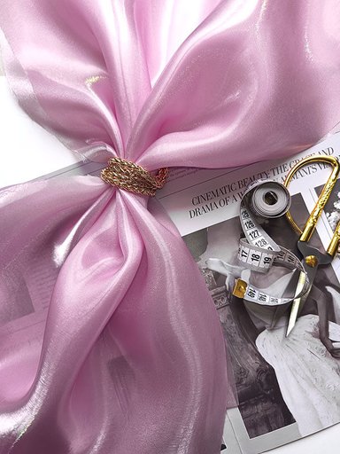 Органза Кристалон "Розовый для барби"