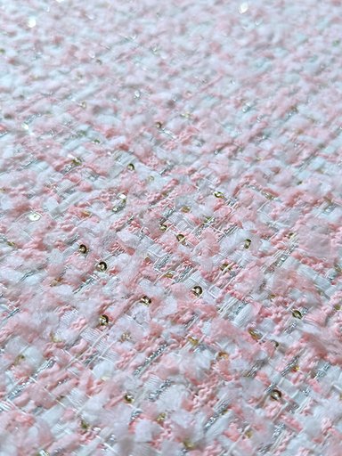 Твид 10 с люрексом и пайетками