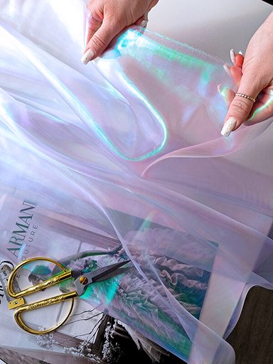 Органза хамелеон "Фиолетовый"