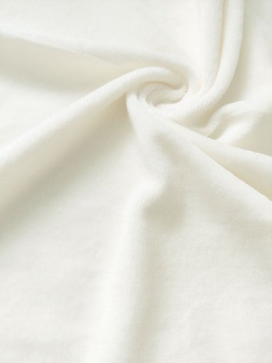 Велюр хлопковый "Молочный"