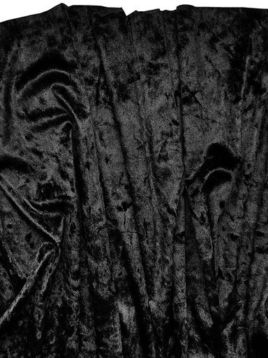 Бархат крэш "Черный"