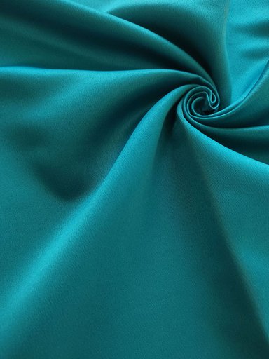 Атлас матовый "Морская синева"