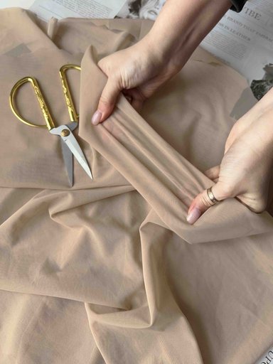 Стрейч- сетка ПЛОТНАЯ "NUDE"