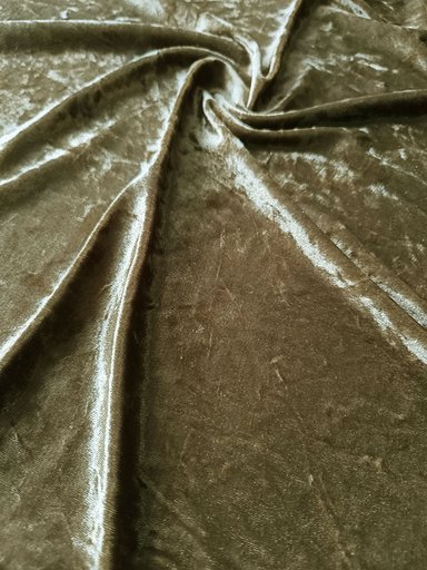 Бархат крэш "Коричневый"