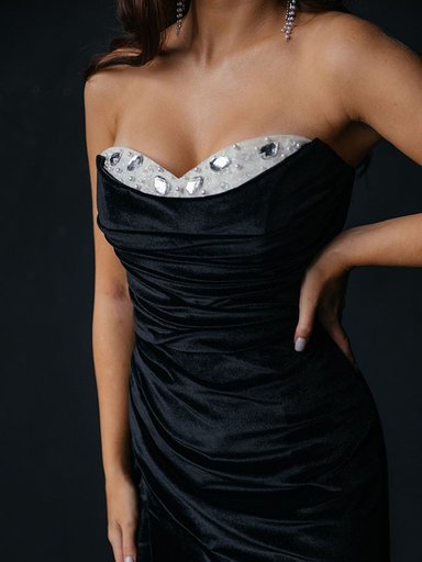 Бархат гладкий "Черный"