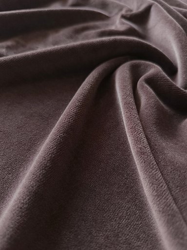 Велюр хлопковый "Шоколадный"