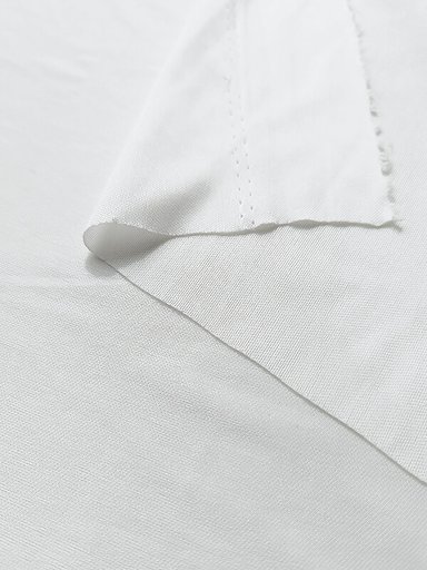 Трикотаж тонкий подкладочный "Молочный"