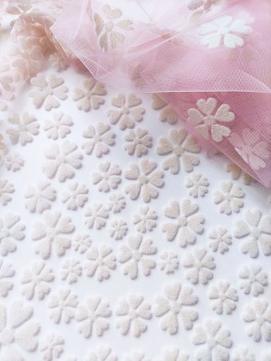 Еврофатин Luxe розовый с цветами