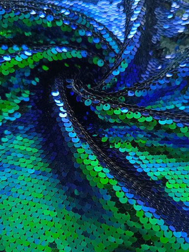 Пайетки "Хамелеон на черном"