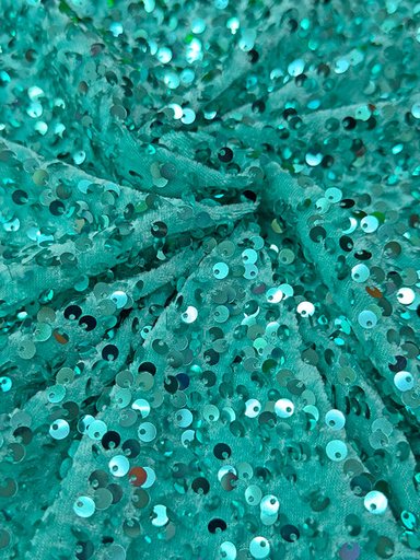 Бархат гладкий "Тиффани" с пайетками