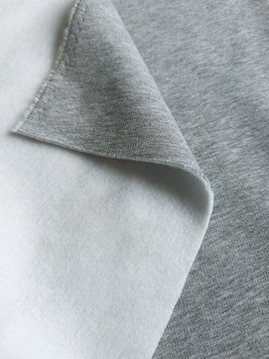 Футер 3х нитка с начесом "Серый меланж"