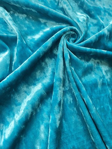 Бархат крэш "Голубой"