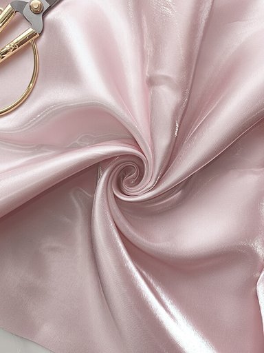 Атлас "Жидкий" "Бледно- розовый"