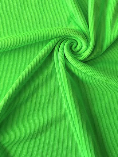 Трикотаж кашкорсе "Салатовый неон"