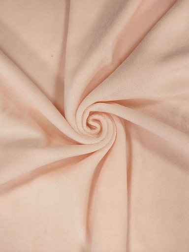 Велюр хлопковый "Светлый персик"