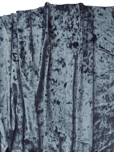 Бархат крэш "Темный серый"