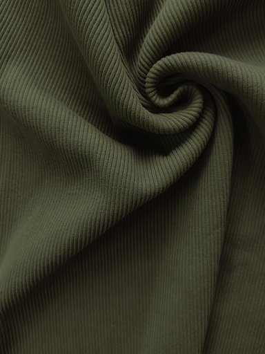 Трикотаж кашкорсе "Темный хаки"