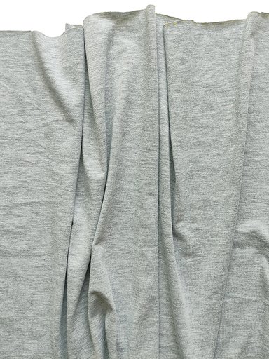 Трикотаж кулирка "Светлый серый меланж"