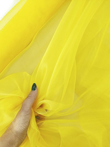 Органза "Лимонный"