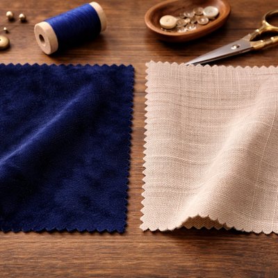 Сравнение тканей: велюр vs лен