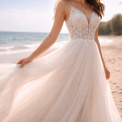 Какая ткань лучше для свадебного платья летом