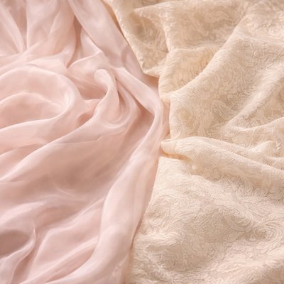 Какая ткань лучше: шифон или жаккард